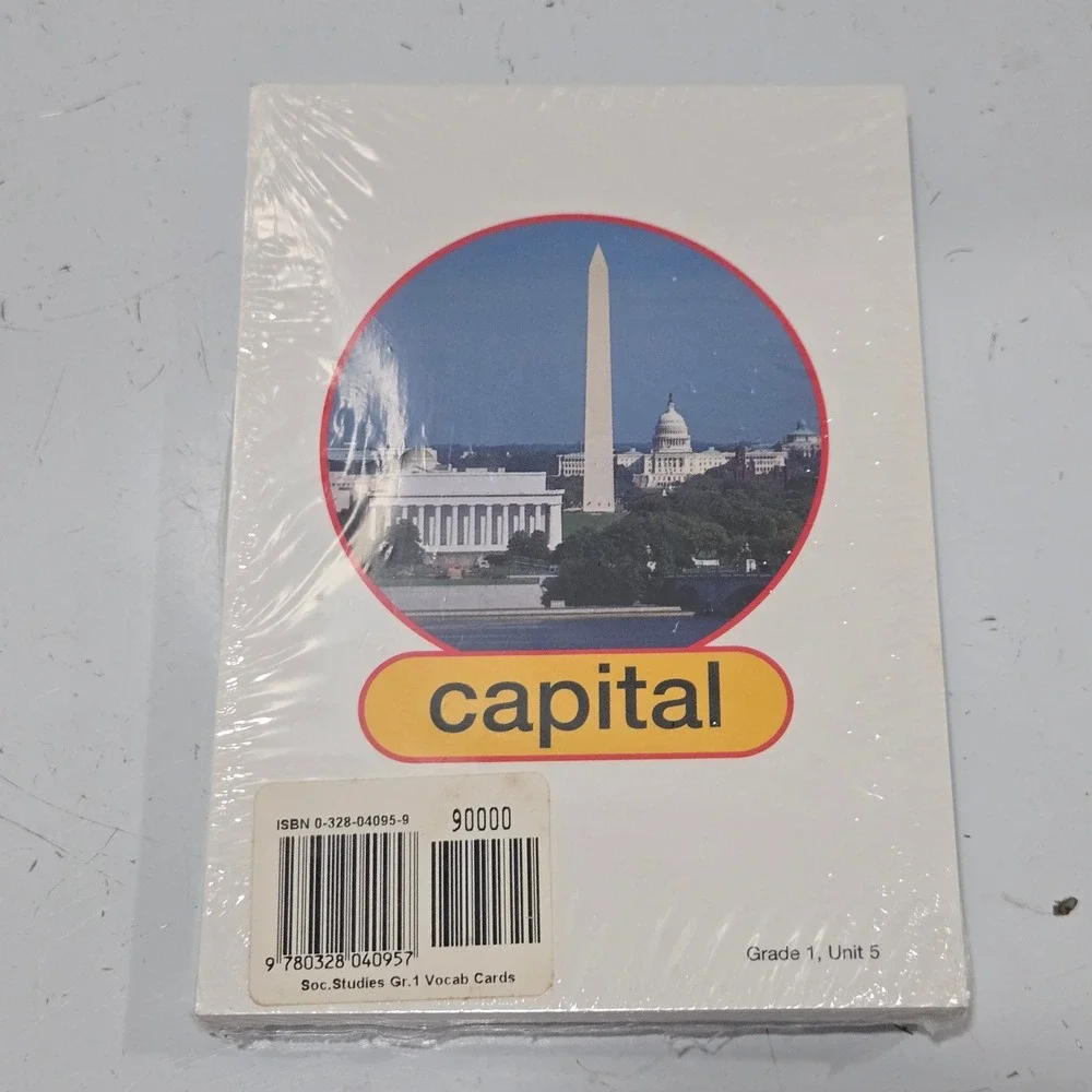 Scott Foresman Social Studies Grade 1 Unit 5 Vocabulary Cards 0328040959 New
